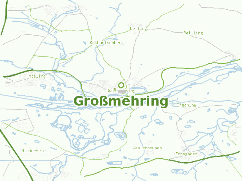 Karte von Großmehring