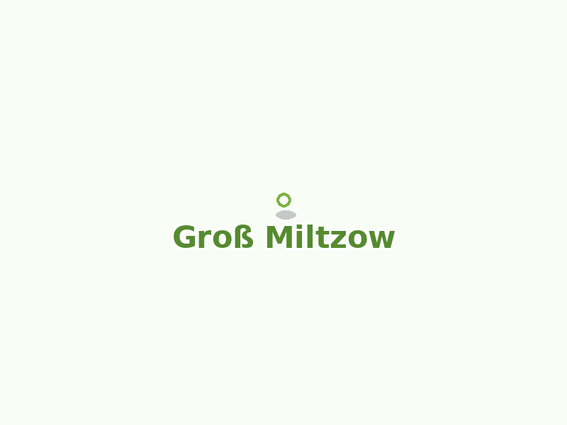 Karte von Groß Miltzow