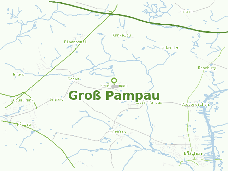 Karte von Groß Pampau