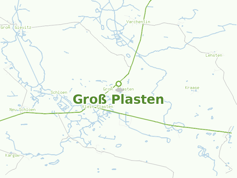 Karte von Groß Plasten