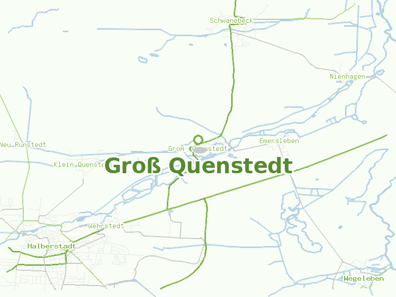 Karte von Groß Quenstedt