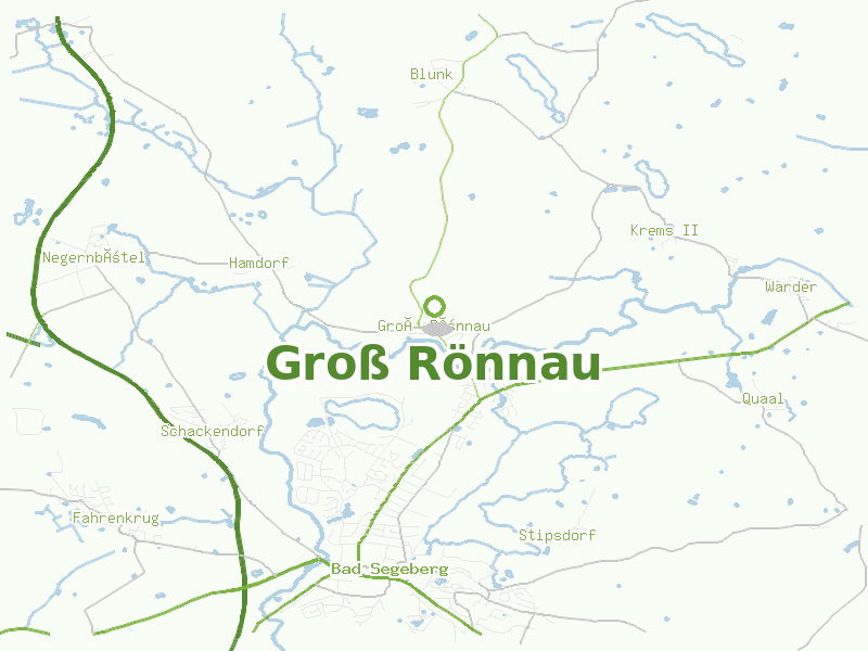 Karte von Groß Rönnau