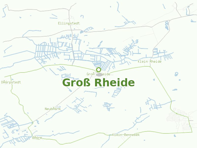 Karte von Groß Rheide