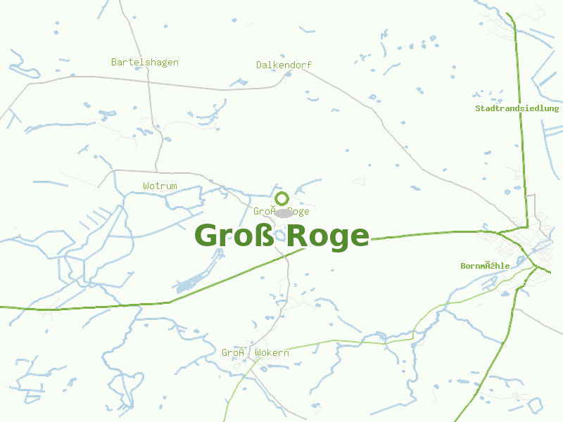 Karte von Groß Roge