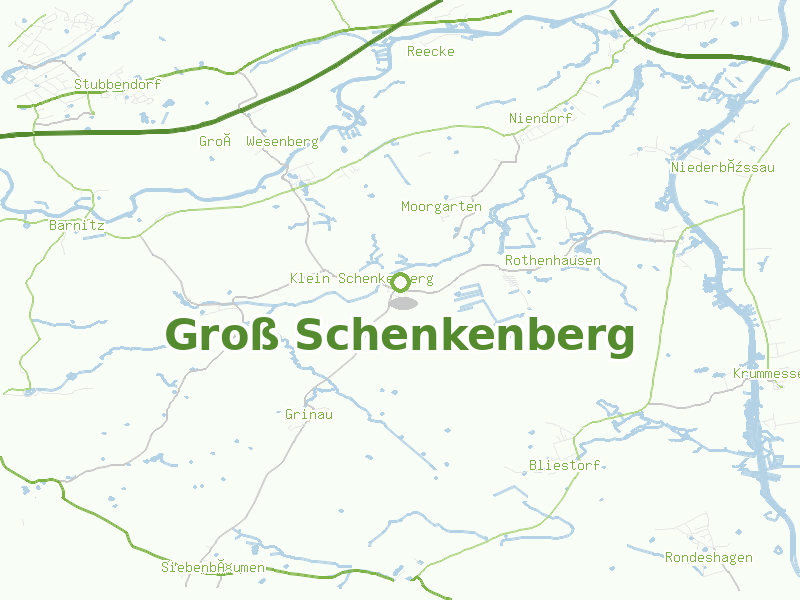 Karte von Groß Schenkenberg
