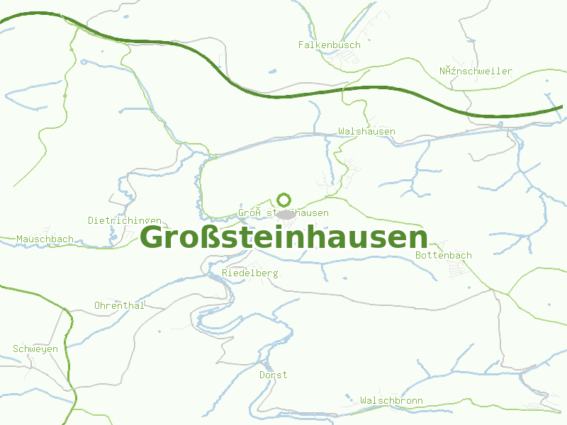 Karte von Großsteinhausen