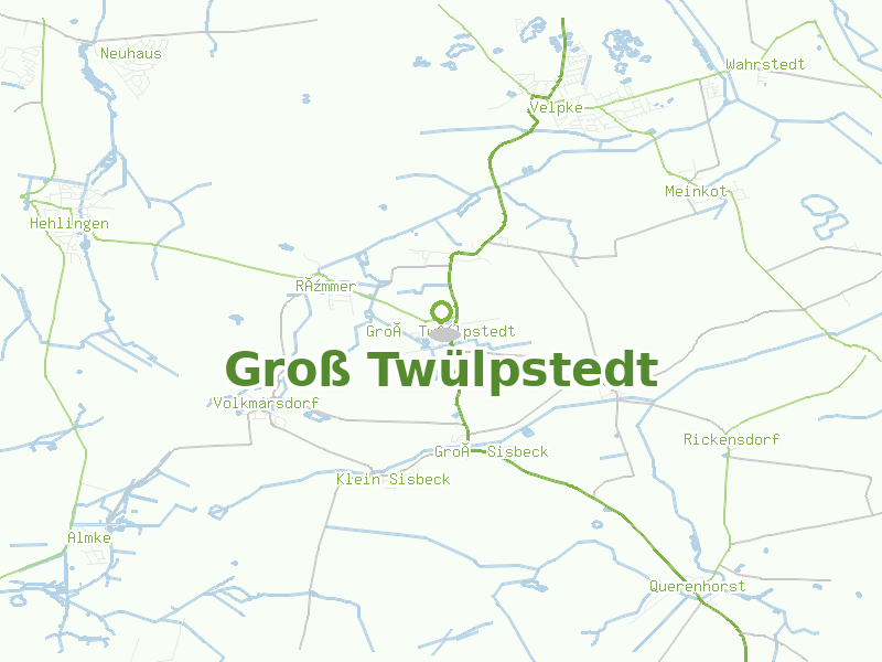 Karte von Groß Twülpstedt