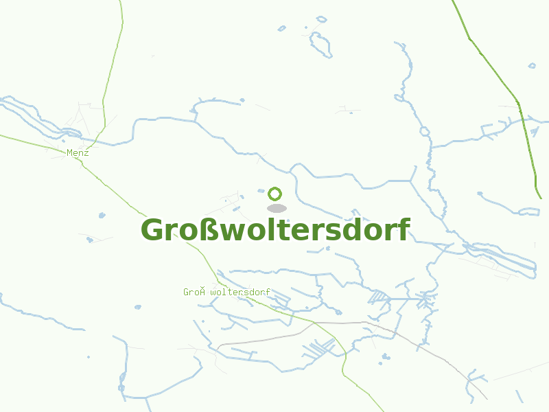 Karte von Großwoltersdorf