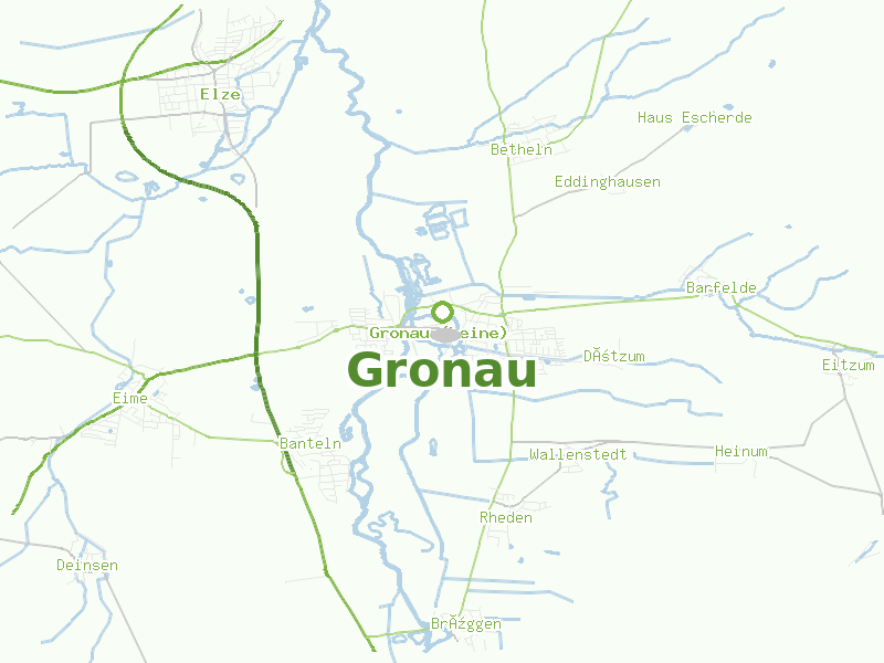 Karte von Gronau