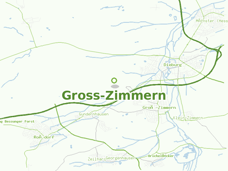 Karte von Gross-Zimmern