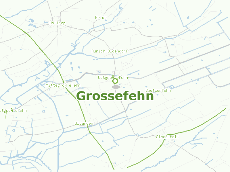 Karte von Grossefehn
