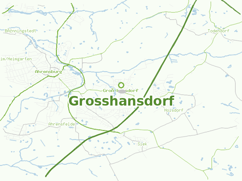 Karte von Grosshansdorf