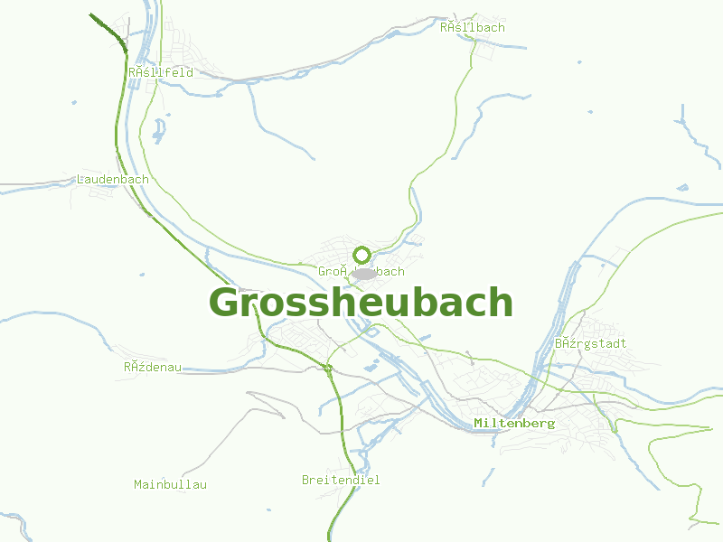 Karte von Grossheubach