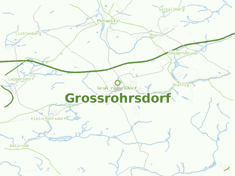 Karte von Grossrohrsdorf