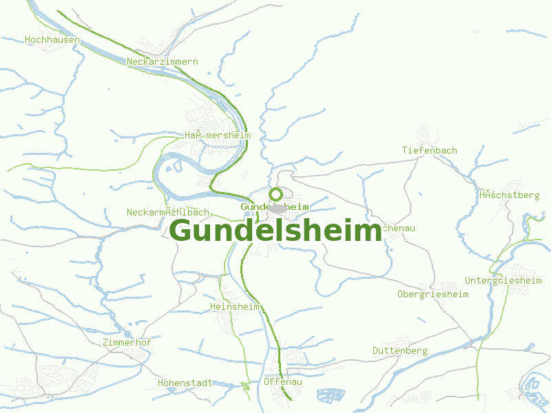 Karte von Gundelsheim