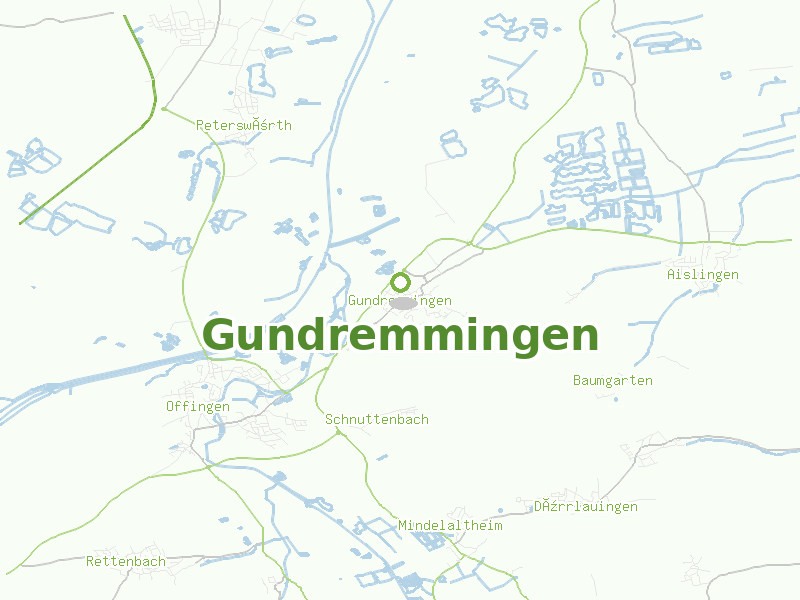 Karte von Gundremmingen