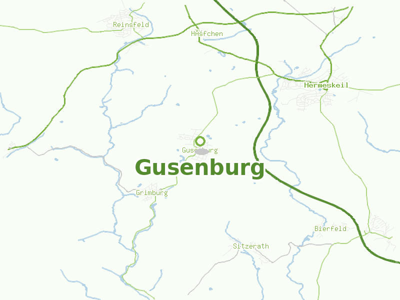 Karte von Gusenburg