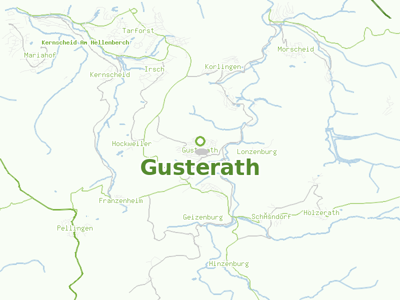 Karte von Gusterath