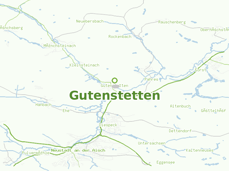 Karte von Gutenstetten