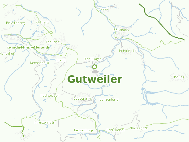 Karte von Gutweiler