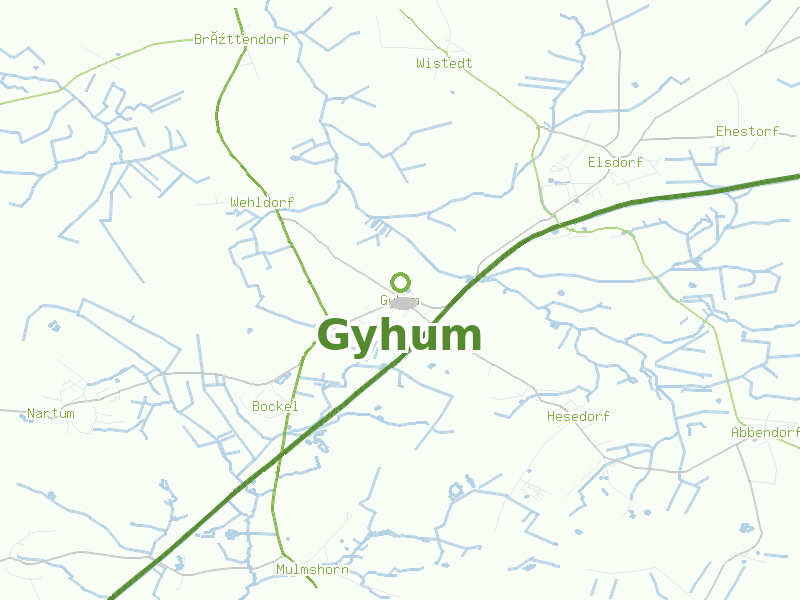 Karte von Gyhum