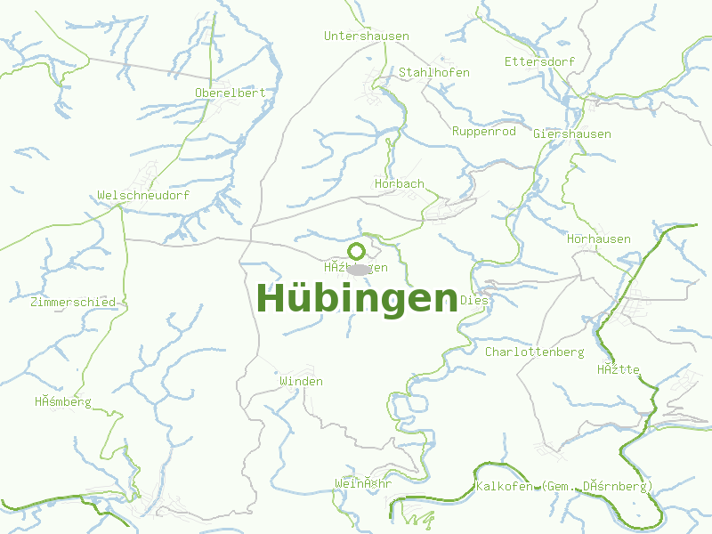 Karte von Hübingen