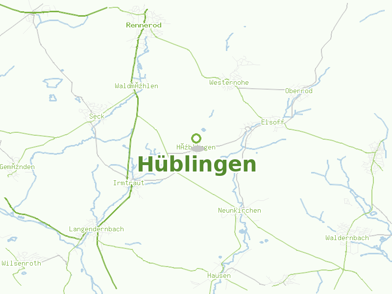 Karte von Hüblingen