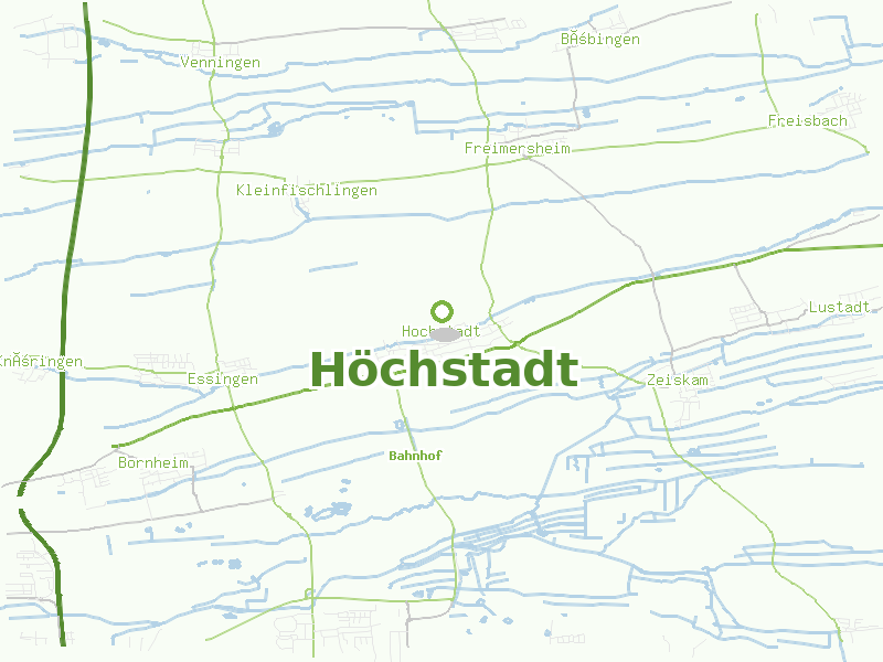 Karte von Höchstadt