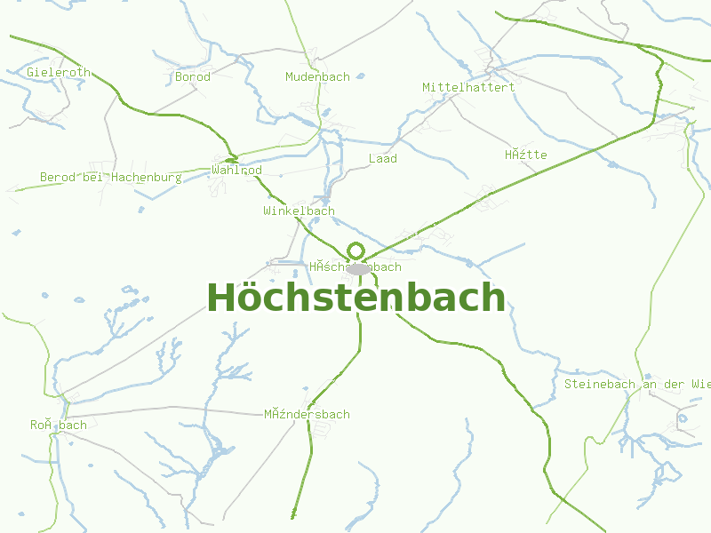 Karte von Höchstenbach