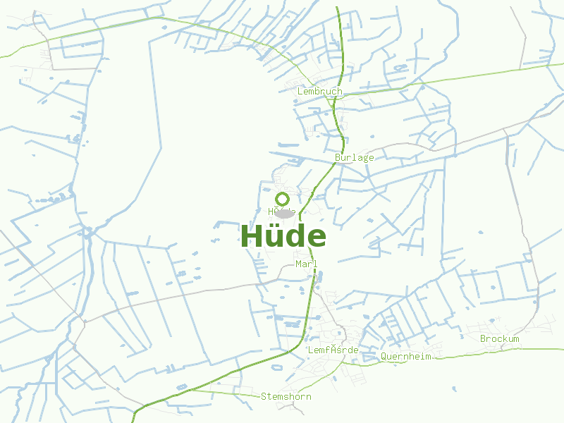 Karte von Hüde