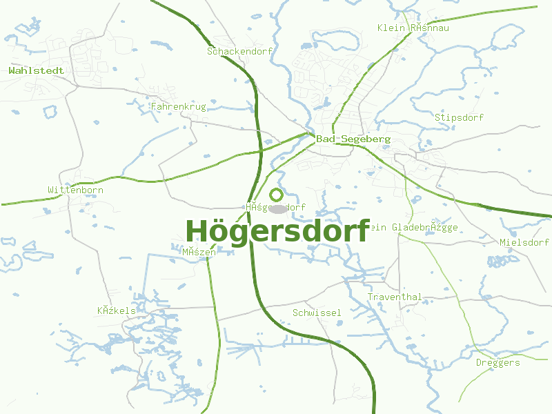 Karte von Högersdorf