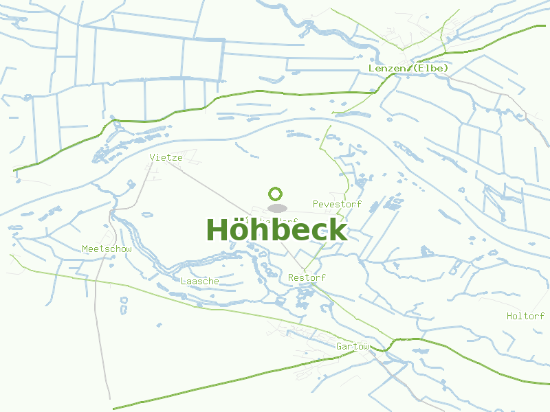 Karte von Höhbeck