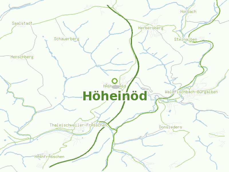 Karte von Höheinöd