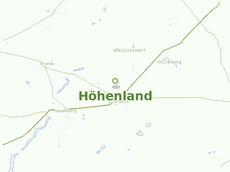 Karte von Höhenland