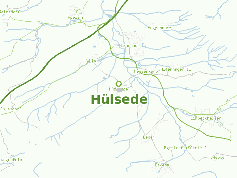 Karte von Hülsede