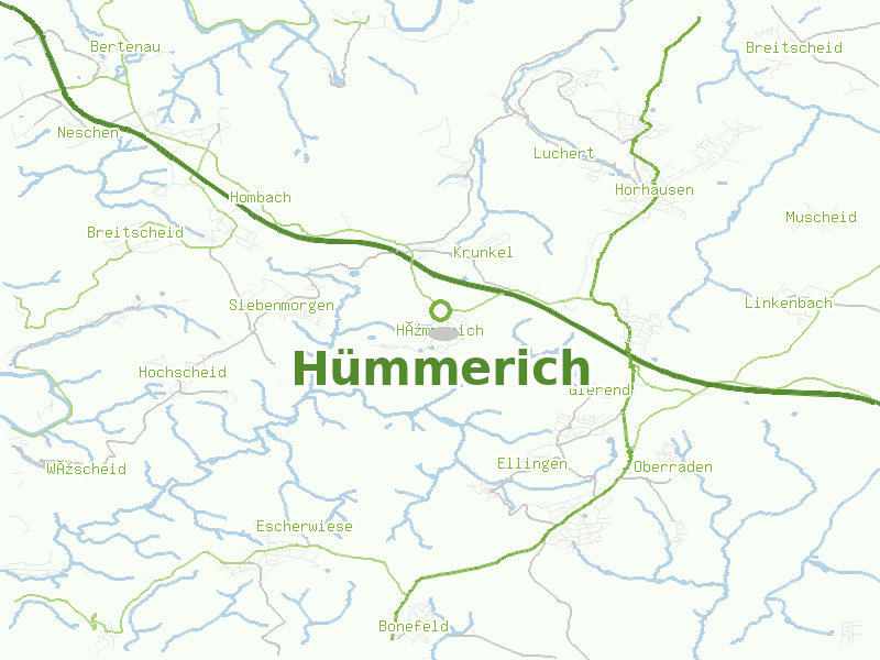 Karte von Hümmerich