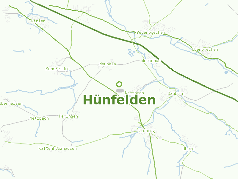 Karte von Hünfelden