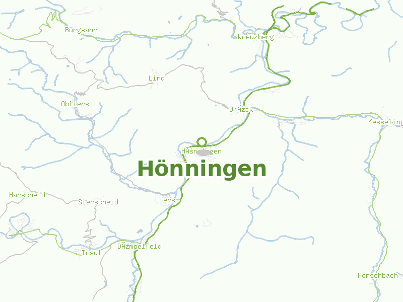 Karte von Hönningen