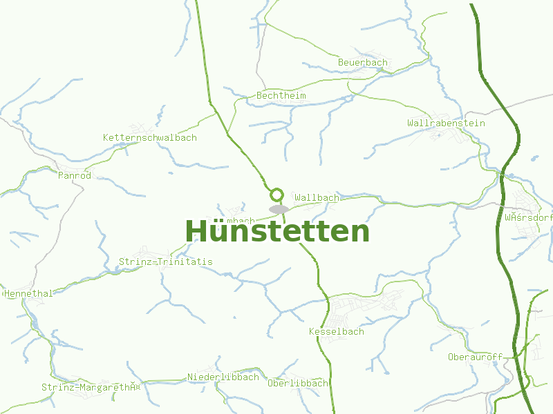 Karte von Hünstetten