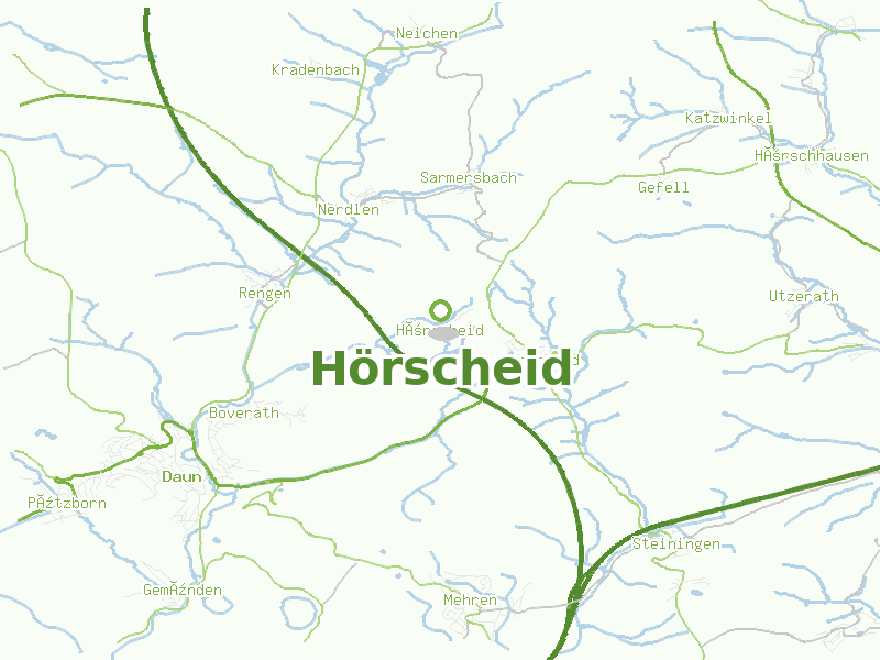 Karte von Hörscheid