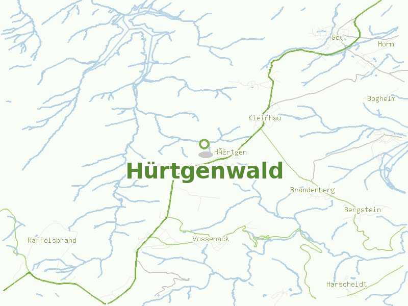Karte von Hürtgenwald