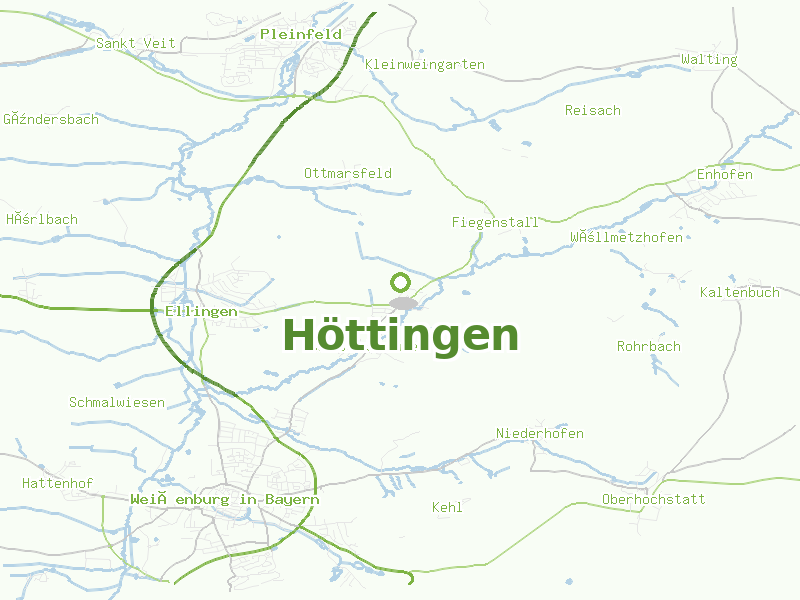 Karte von Höttingen