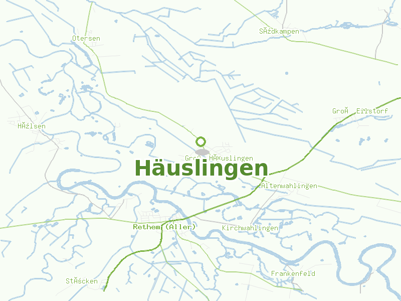 Karte von Häuslingen