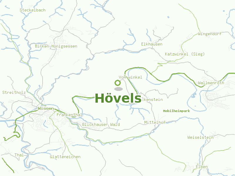 Karte von Hövels