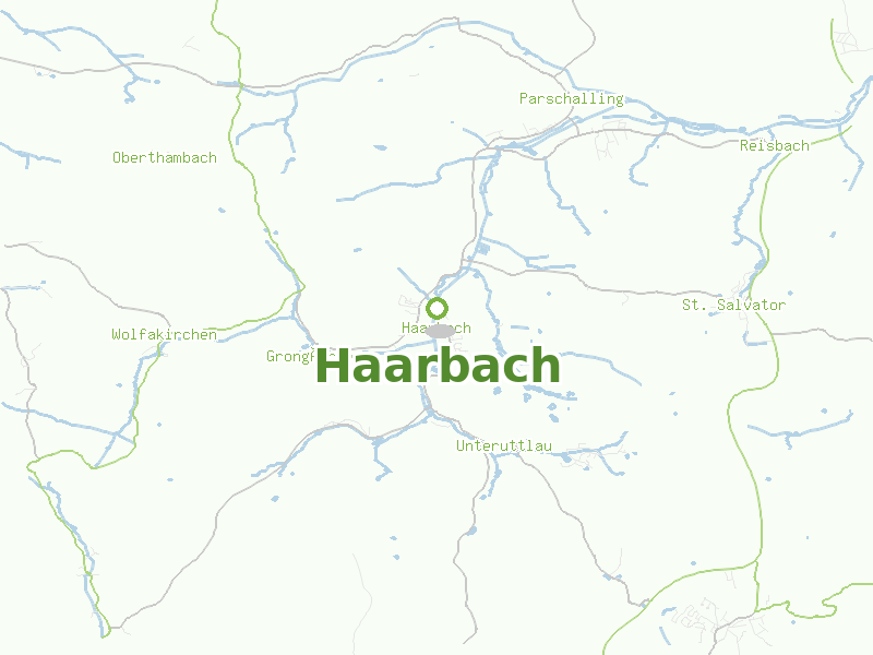 Karte von Haarbach