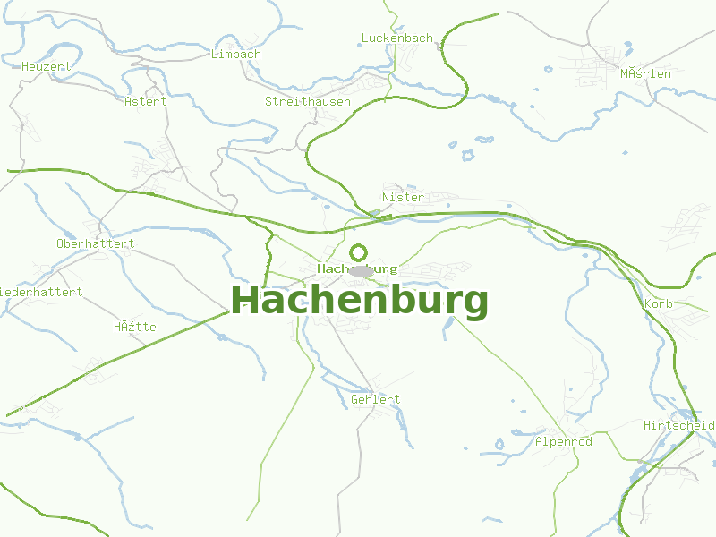 Karte von Hachenburg