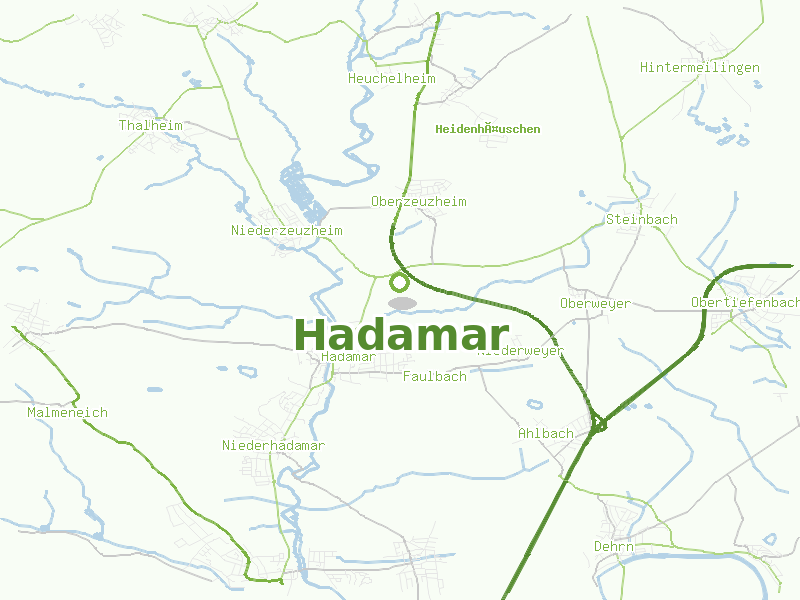 Karte von Hadamar