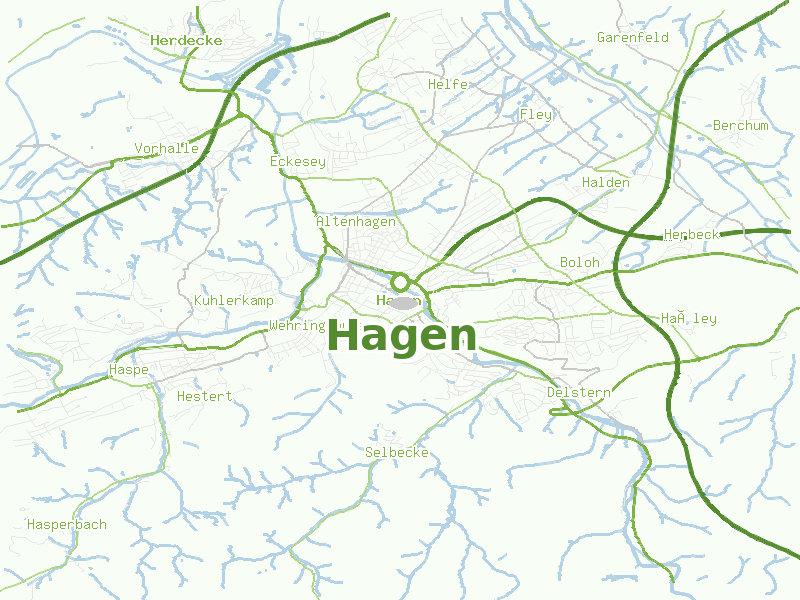 Karte von Hagen