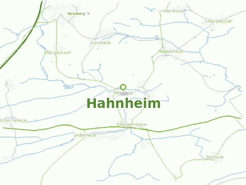 Karte von Hahnheim