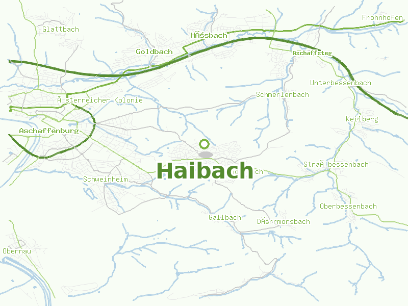 Karte von Haibach